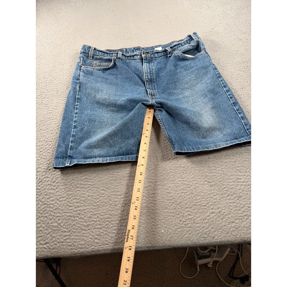 Vintage Levis 505 Jean Shorts Mens 40x9 Orange Tab Made in USA 90s 1994